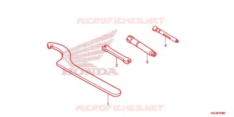 GEREEDSCHAP/ACCUVAK Honda MOTO 250 CRF 2016  CRF250XG