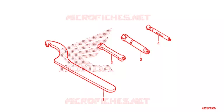 GEREEDSCHAP/ACCUVAK Honda MOTO 250 CRF 2016  CRF250XG