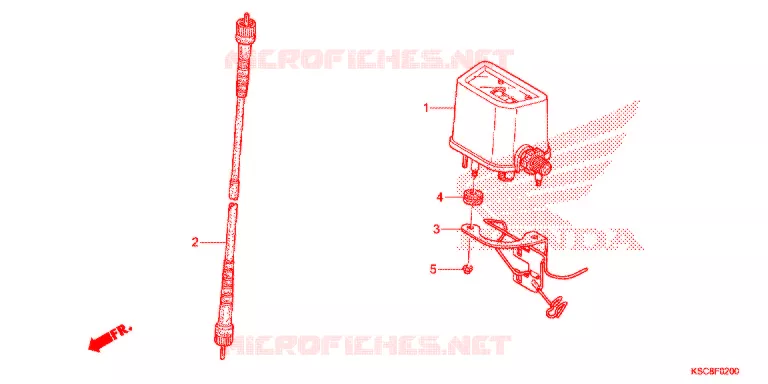 COMBINATIEMETER Honda MOTO 250 CRF 2019  CRF250XH