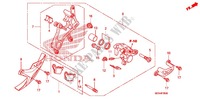 ACHTER REMKLAUW voor Honda CRF 450 R 2011