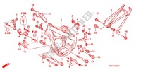 FRAME CHASSIS voor Honda CRF 450 R 2011