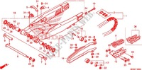 ZWAAI ARM/KETTINGKAST voor Honda CRF 450 R 2012
