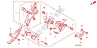 ACHTER REMKLAUW voor Honda CRF 450 R 2012