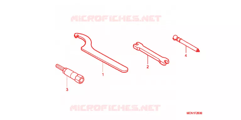 GEREEDSCHAP/ACCUVAK Honda MOTO 450 CRF 2012  CRF450RC