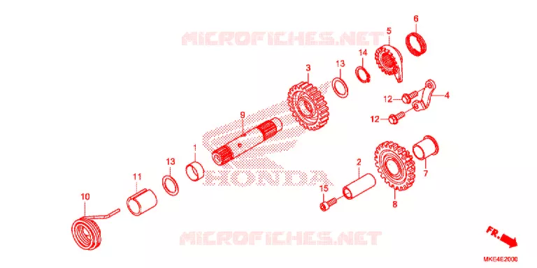 KICKSTARTER SPIL Honda MOTO 450 CRF 2017  CRF450RH