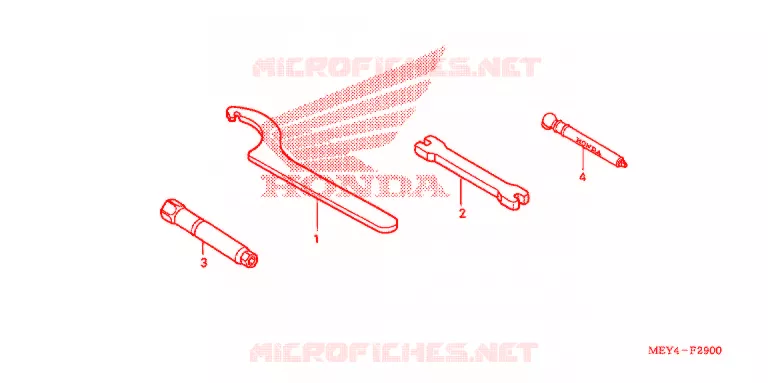 GEREEDSCHAP/ACCUVAK Honda MOTO 450 CRF 2009  CRF450X9