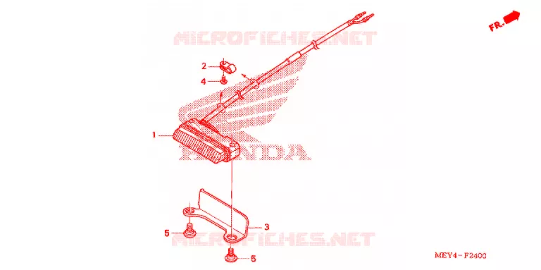 ACHTERLICHT(2) Honda MOTO 450 CRF 2010  CRF450X9