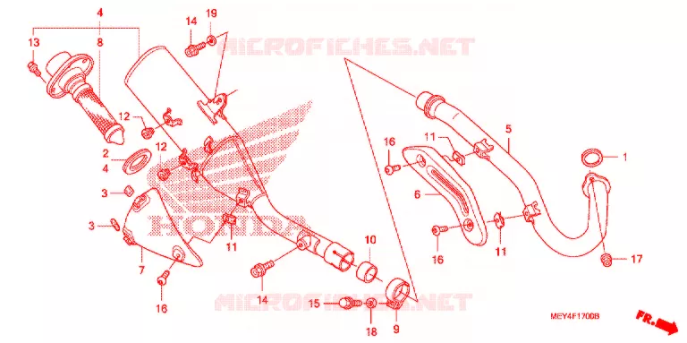 UITLAATDEMPER(2) Honda MOTO 450 CRF 2012  CRF450XC
