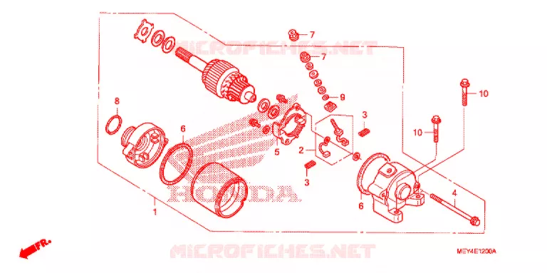 STARTEN MOTOR Honda MOTO 450 CRF 2013  CRF450XD