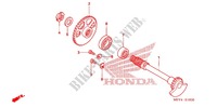 KRUKAS/ZUIGER/ BALANCEERINRICHTING(2) voor Honda CRF 450 X 2013