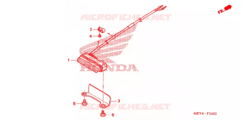 ACHTERLICHT(2) Honda MOTO 450 CRF 2013  CRF450XD