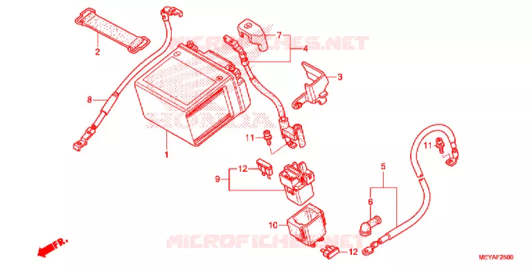 GEREEDSCHAP/ACCUVAK Honda MOTO 450 CRF 2014  CRF450XE