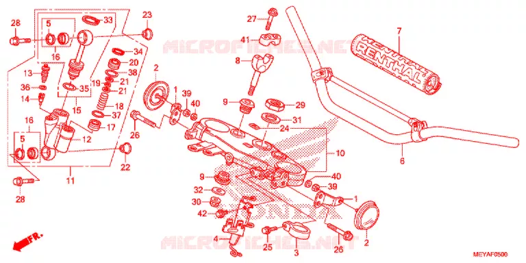 HENDEL PIJP/BOVENSTE BRUG (2) Honda MOTO 450 CRF 2014  CRF450XE