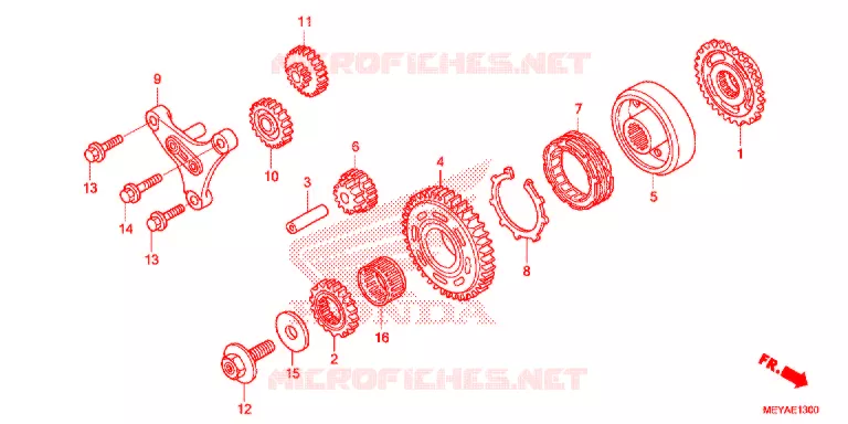 START KOPPELING  Honda MOTO 450 CRF 2014  CRF450XE