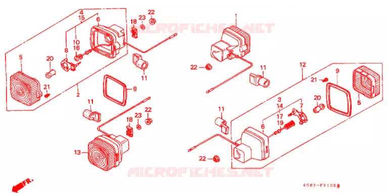 KNIPPERLICHT (3) Honda MOTO 110 CT 1994  CT110PA