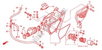 VOOR AFDEKKING/LUCHTFILTER voor Honda CTX 200 BUSHLANDER 2010