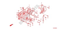 LINKS KRUKAS AFDEKKING/ GENERATOR(2) voor Honda CTX 200 BUSHLANDER 2014