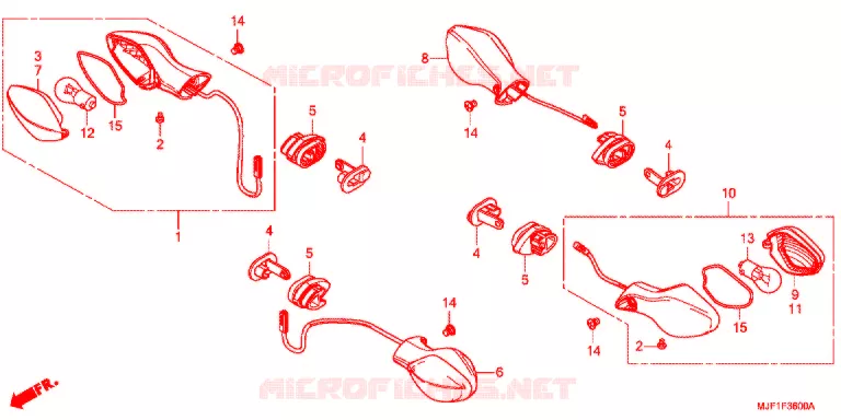 KNIPPERLICHT(2) Honda MOTO 700 CTX 2016  CTX700AE_J