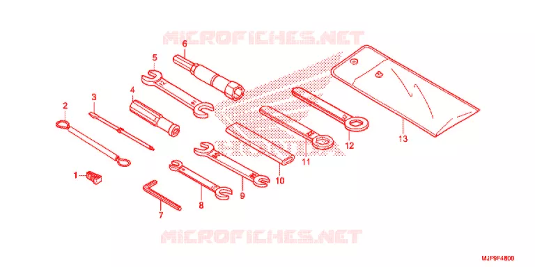 GEREEDSCHAP/ACCUVAK Honda MOTO 700 CTX 2016  CTX700AG