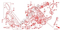 RECHTS KRUKAS AFDEKKING (CTX700ND) voor Honda CTX 700 N DUAL CLUTCH 2014