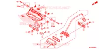 ACHTERLICHT(2) voor Honda CB 400 X ABS 2017