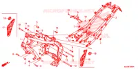 FRAME CHASSIS voor Honda CB 400 X ABS 2017