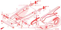 ZWAAI ARM/KETTINGKAST voor Honda CB 400 X ABS 2017