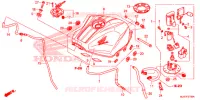 BRANDSTOF TANK/BRANDSTOF POMP voor Honda CB 500 F 2017