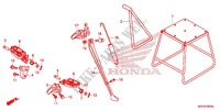 OPSTAP/STANDAARD voor Honda CRF 450 RX ENDURO 2017