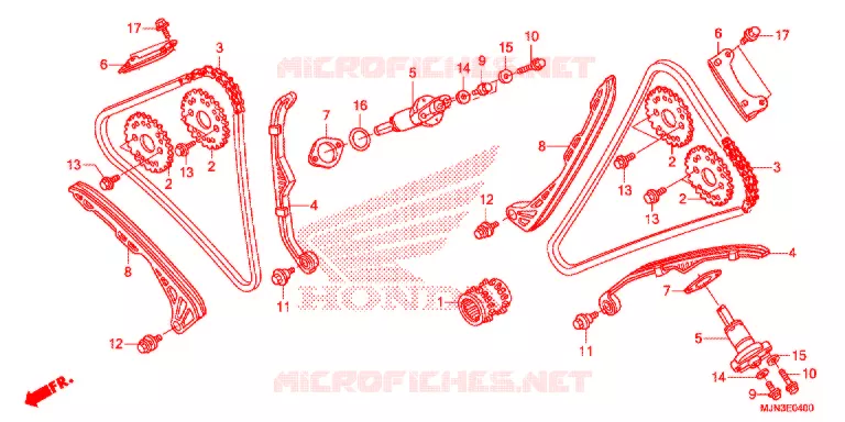 NOK KETTING/SPANNER Honda MOTO 1300 CTX 2016  CTX1300AG