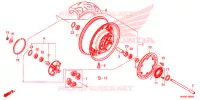 ACHTER WIEL voor Honda CTX 1300 2016