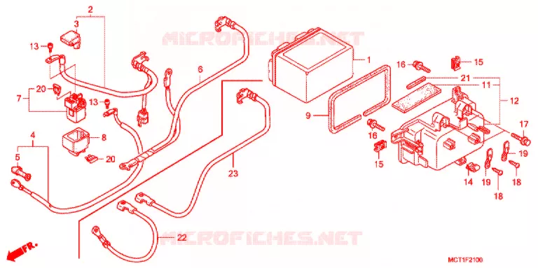 GEREEDSCHAP/ACCUVAK Honda SCOOTER 400 SILVERWING 2004  FJS400D4