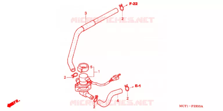 LUCHT INJECTIE BEDIENING KLEP Honda SCOOTER 400 SILVERWING 2004  FJS400D4