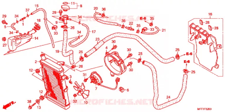 RADIATOR Honda SCOOTER 400 SILVERWING 2009  FJS400D9_J