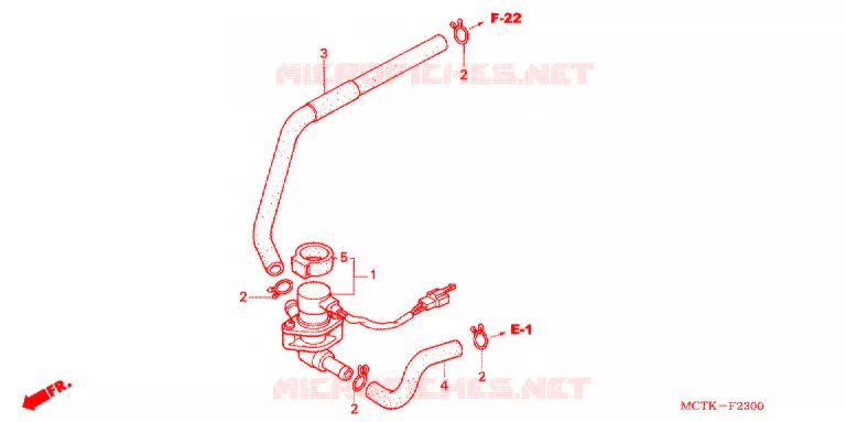 LUCHT INJECTIE KLEP Honda SCOOTER 600 SILVERWING 2009  FJS600A9_J