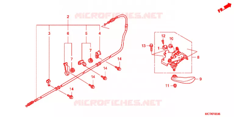 PARKEERREM (FJS600A/D9) Honda SCOOTER 600 SILVERWING 2013  FJS600D9