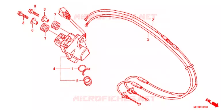 SERVOMOTOR (FJS600A/D9) Honda SCOOTER 600 SILVERWING 2012  FJS600D9