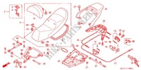 ENKELE ZITTING(2) voor Honda SILVER WING 600 ABS 2004
