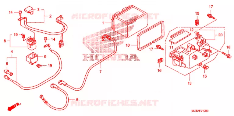 GEREEDSCHAP/ACCUVAK Honda SCOOTER 600 SILVERWING 2006  FSC600A6