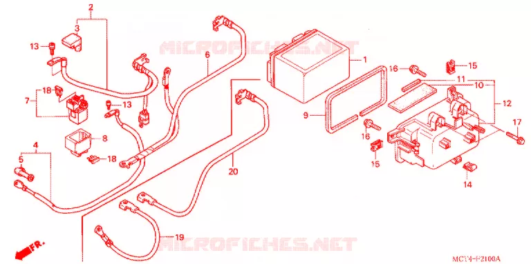 GEREEDSCHAP/ACCUVAK Honda SCOOTER 600 SILVERWING 2005  FSC600D5