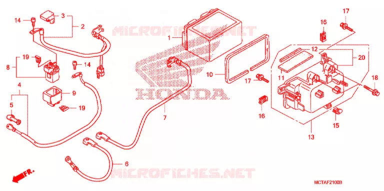 GEREEDSCHAP/ACCUVAK Honda SCOOTER 600 SILVERWING 2009  FSC600D9