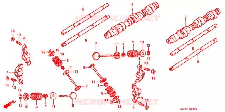 NOKKENAS/KLEP Honda MOTO 1500 GOLD-WING 2003  GL1500CD3