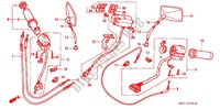 SCHAKELAAR/KABEL/HENDEL HEFBOOM(2) voor Honda VALKYRIE 1500 F6C INTERSTATE 1999