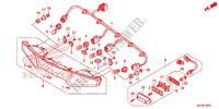 ACHTER COMBINATIE LICHT voor Honda F6B 1800 BAGGER AC 2014