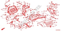 ZITTING/ACHTER KAP voor Honda F6B 1800 BAGGER AC 2014