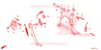 HOOFD STANDAARD/REMPEDAAL voor Honda F6B 1800 BAGGER 2014