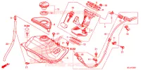BRANDSTOF TANK/BRANDSTOF POMP voor Honda 50 METROPOLITAN 2013