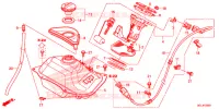 BRANDSTOF TANK/BRANDSTOF POMP voor Honda GIORNO 50 2014