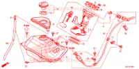 BRANDSTOF TANK/BRANDSTOF POMP voor Honda GIORNO 50 2015