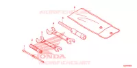 GEREEDSCHAP/ACCUVAK voor Honda 50 METROPOLITAN 2016
